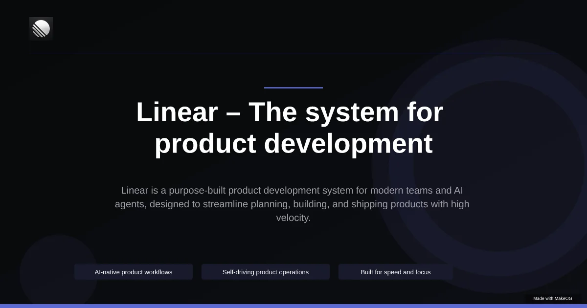 OG image generated for linear.app