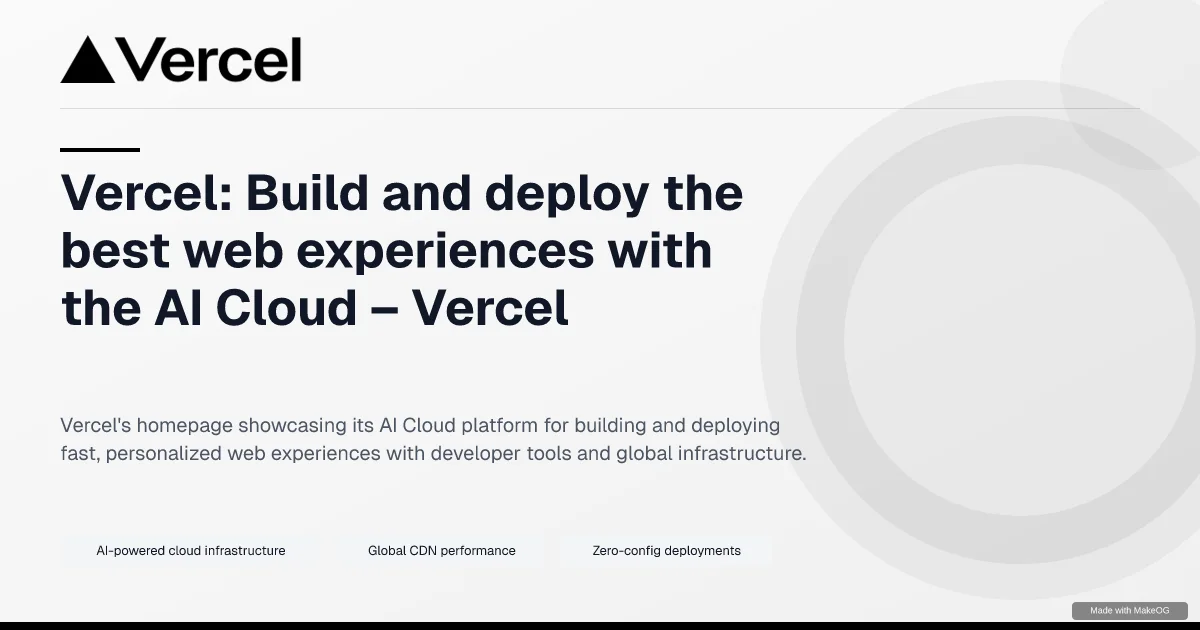 OG image generated for vercel.com
